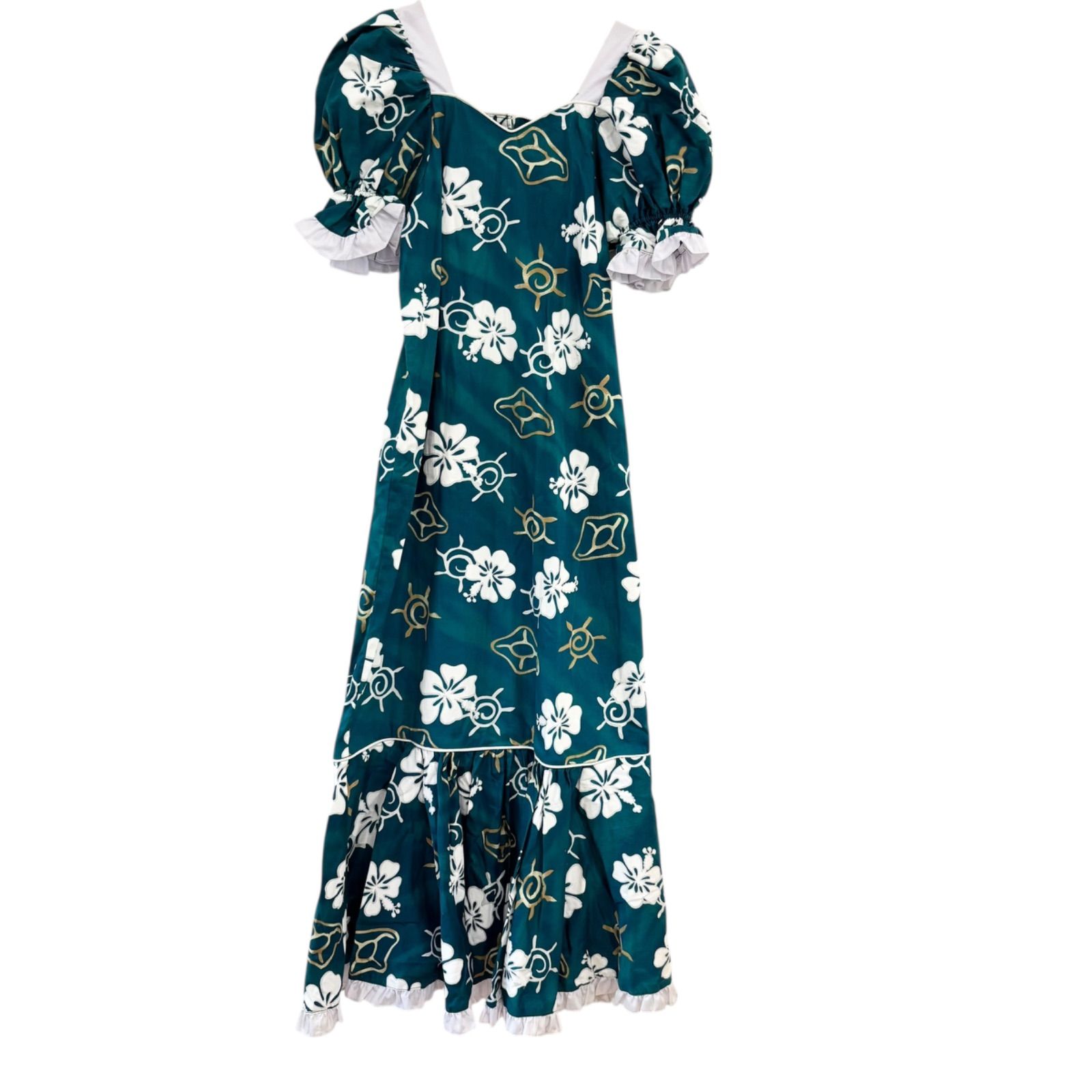 Z1718 Ethnic Labels フラダンス衣装 ムームー ハワイアンドレス