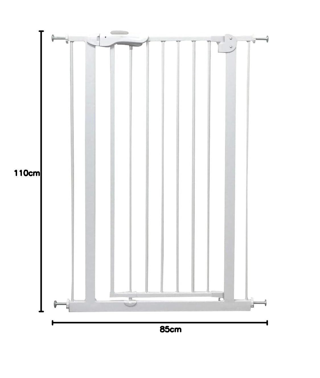  設置幅75 85 cm 高さ112 ホワイト ハイタイプ ドア付き ペットゲート アイリスプラザ その他 文房具 事務用品