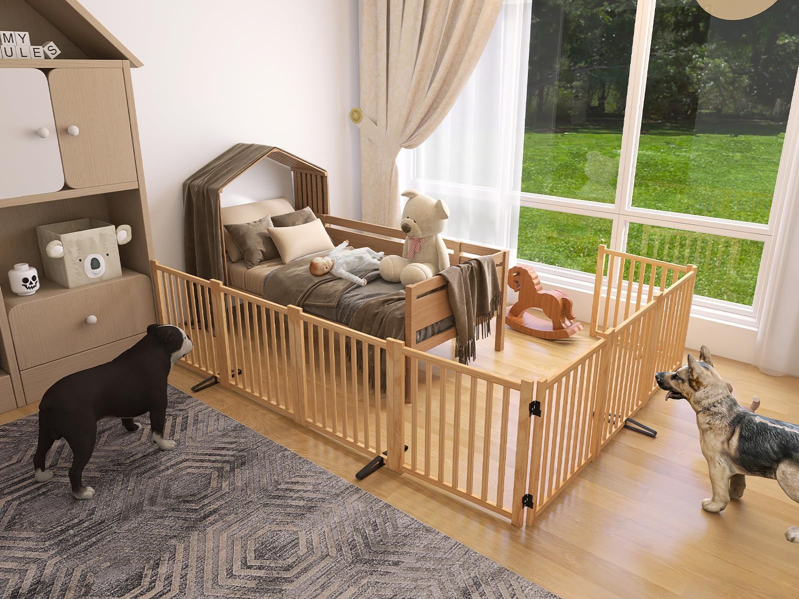 ペットフェンス 置くだけ