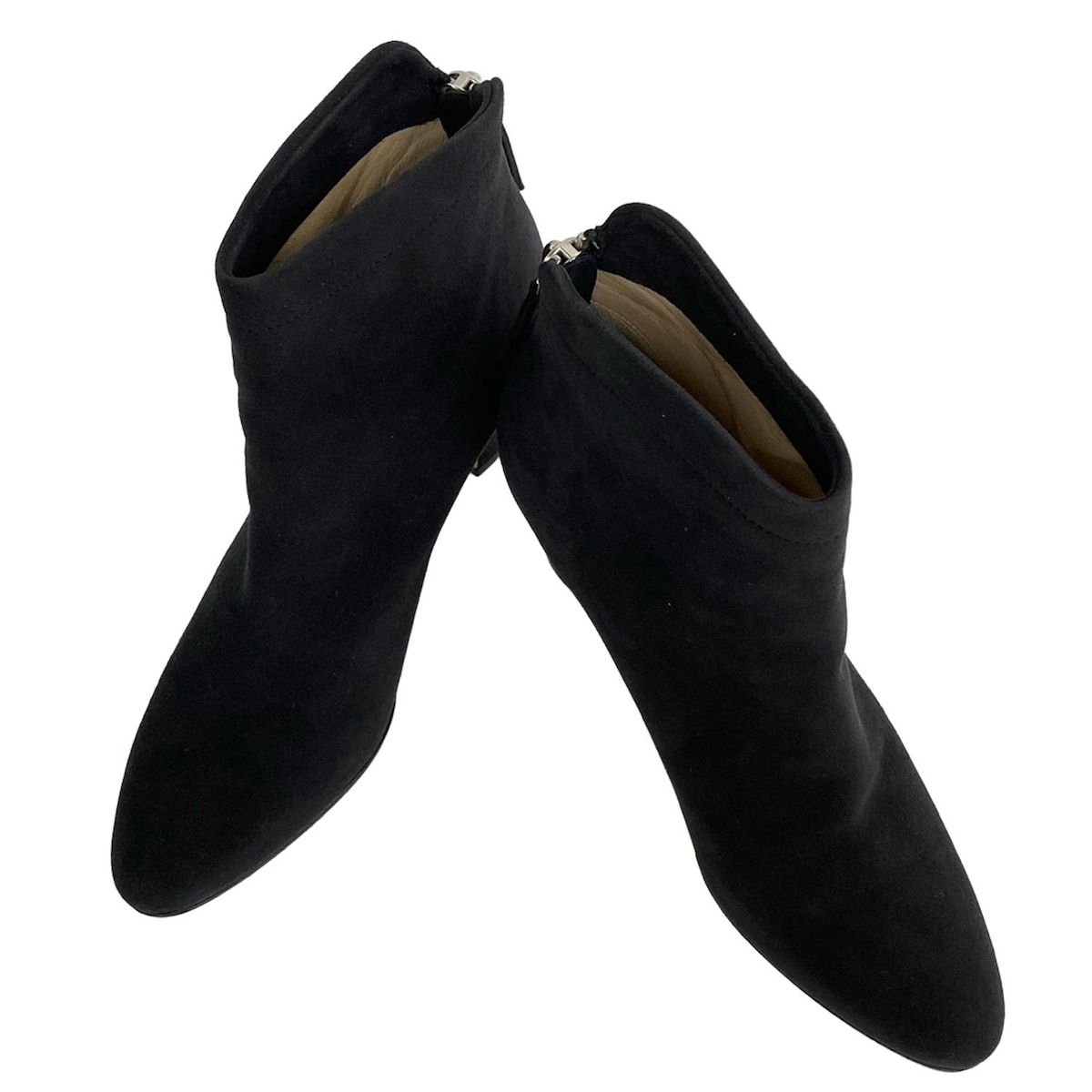 レディース PELLICO(ペリーコ) ショートブーツ 37 1/2 レディース美品 - 黒 アウトソール張替済