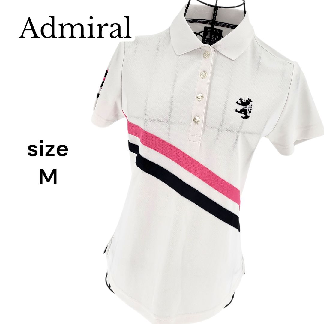 美品】Admiral アドミラル 10thアニバーサリー 半袖ポロシャツ M 