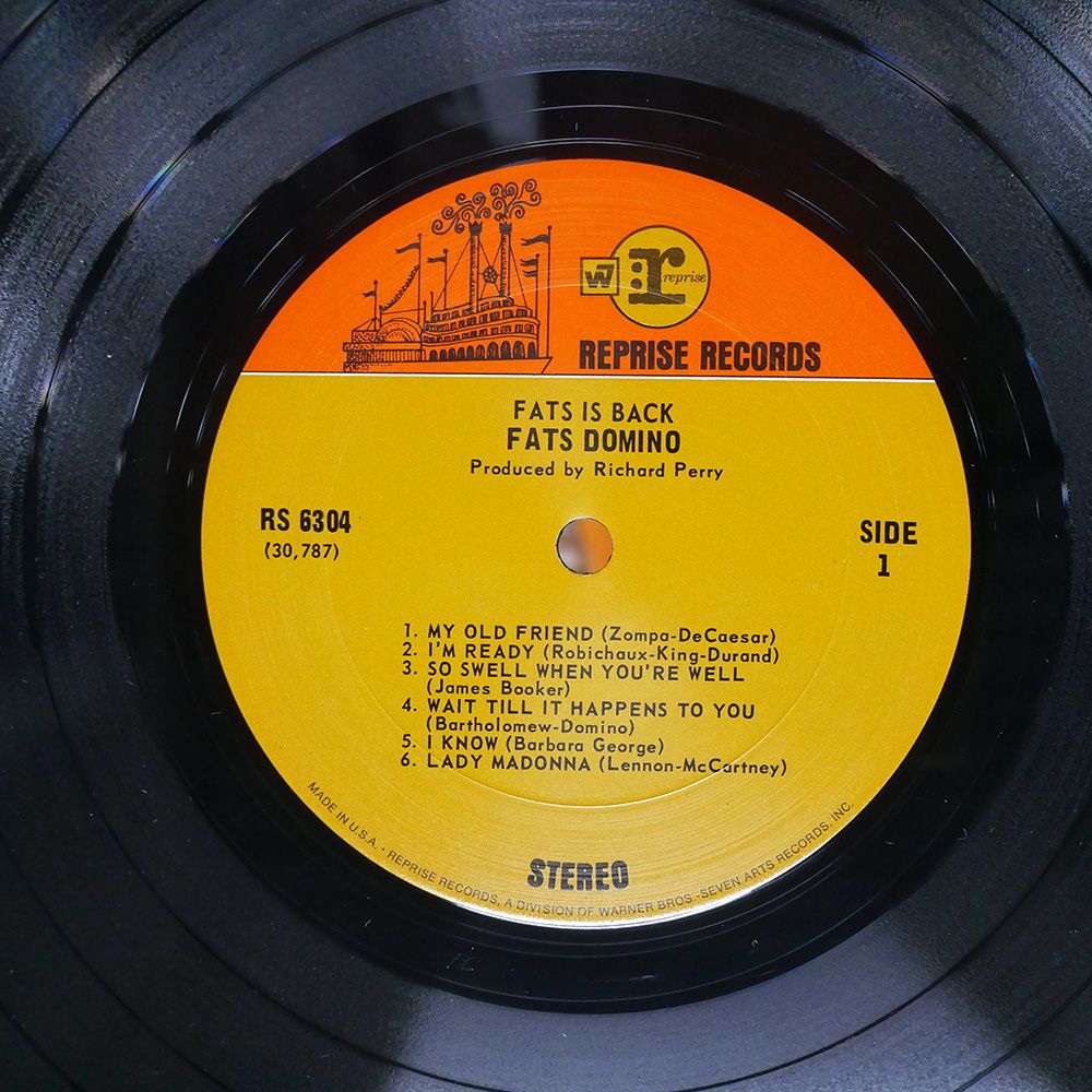 米 US盤 FATS DOMINO/FATS IS BACK/REPRISE RS6304 LP - メルカリ