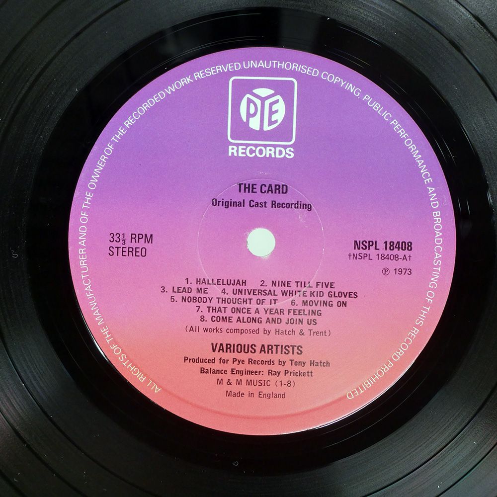 英 UK盤 CARD ORIGINAL CAST/CARD/PYE NSPL18408 LP - メルカリ