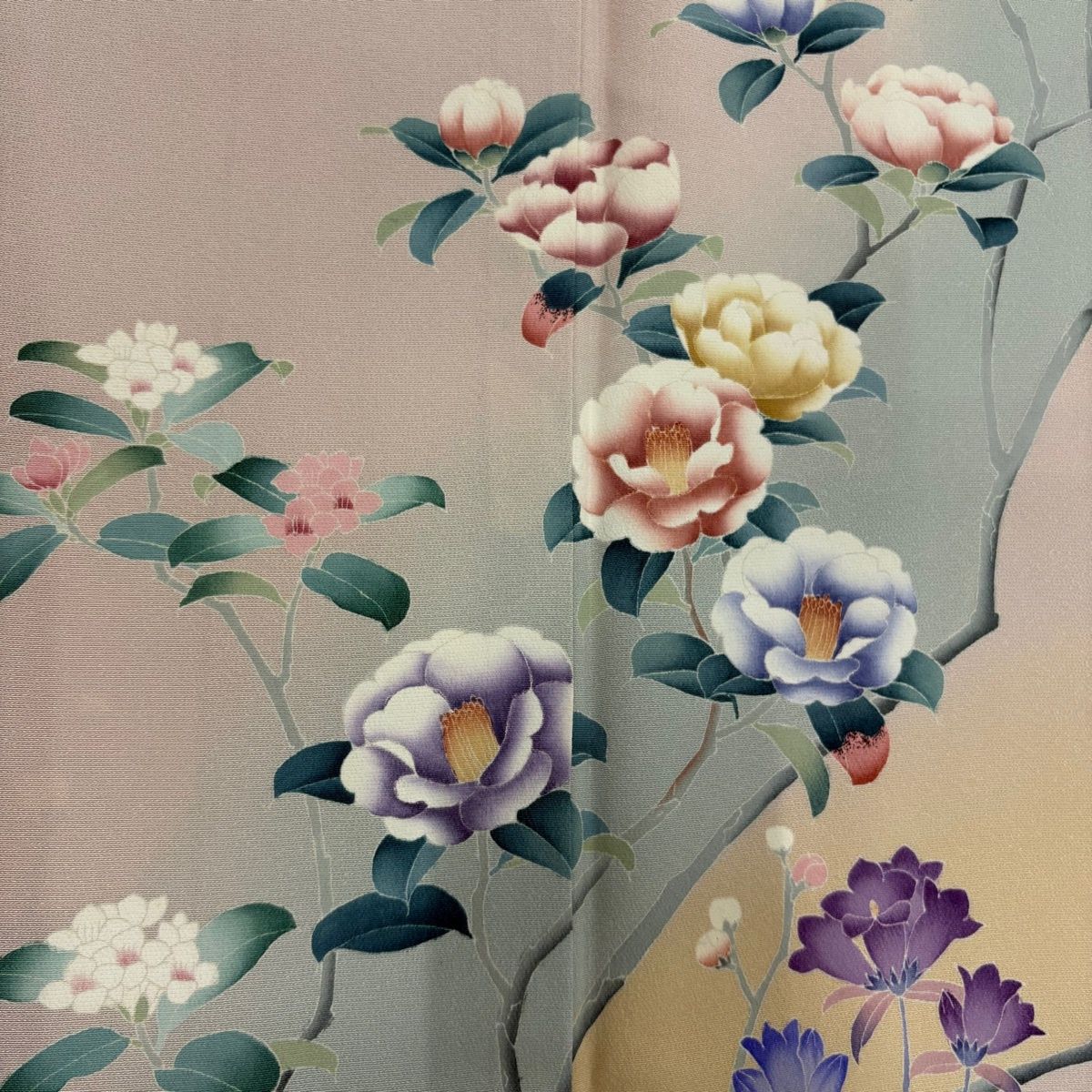 訪問着 秀品 身丈165cm 裄丈69cm 正絹 【中古】 楽天市場】訪問着 中古 裄69の通販