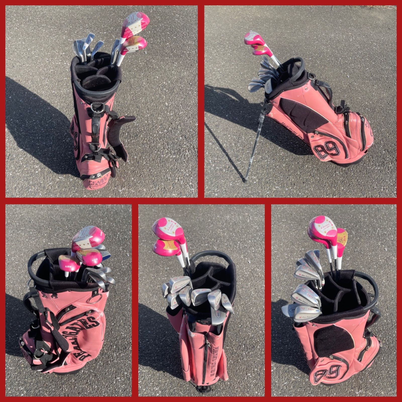 ☆送料込み☆57-1201-002☆ZETT☆レディースのフルクラブセット☆送料