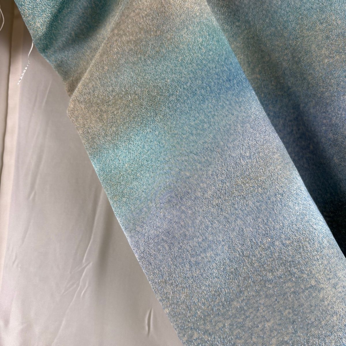 ★専用★付け下げ 付下げ 総絞り ブルーグレー 灰水色 身丈169cm km07-22-008main.jpg