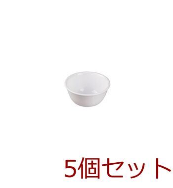   ホワイトボウル 5個セット tower ｜ 傾けて混ぜやすい調理ボウル タワー 5点セット 電子レンジ
