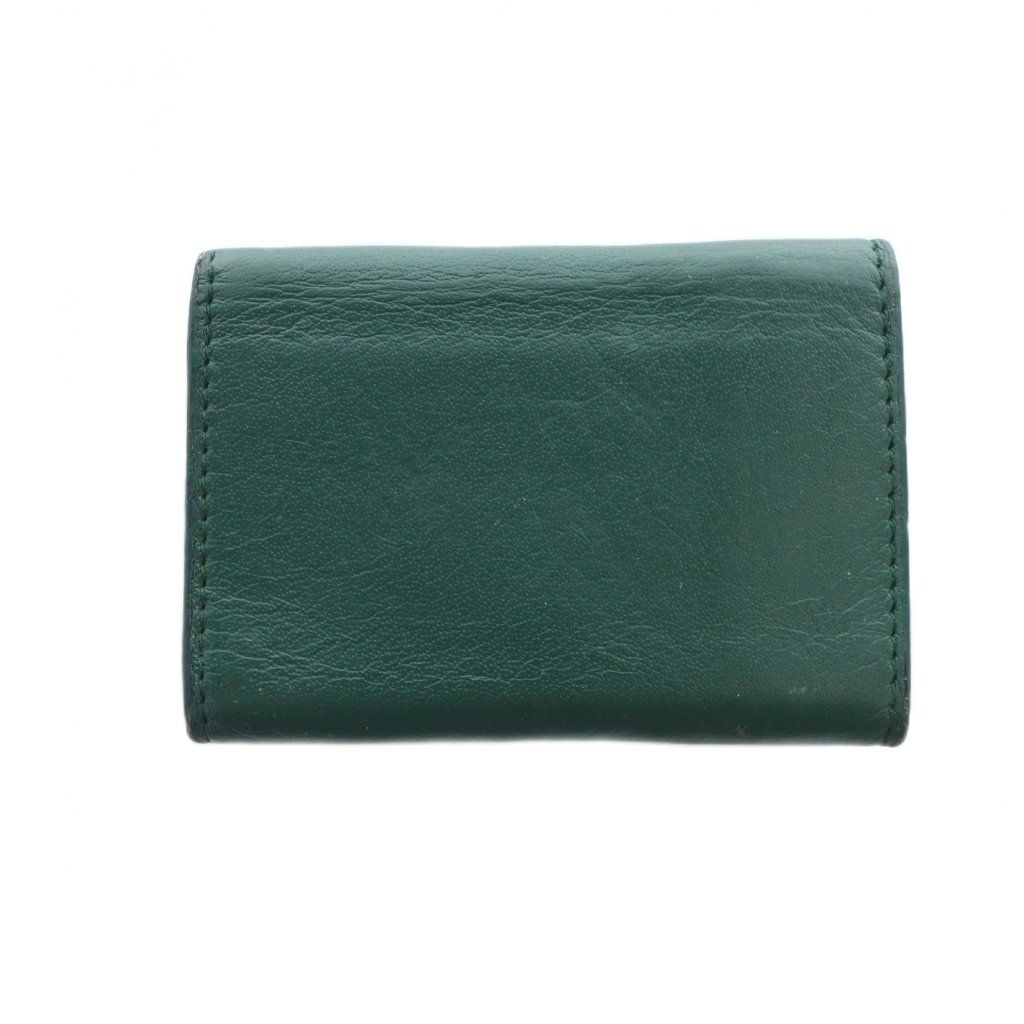 バレンシアガ BALENCIAGA 三つ折り財布 ウォレット ミニ ロゴ レザー