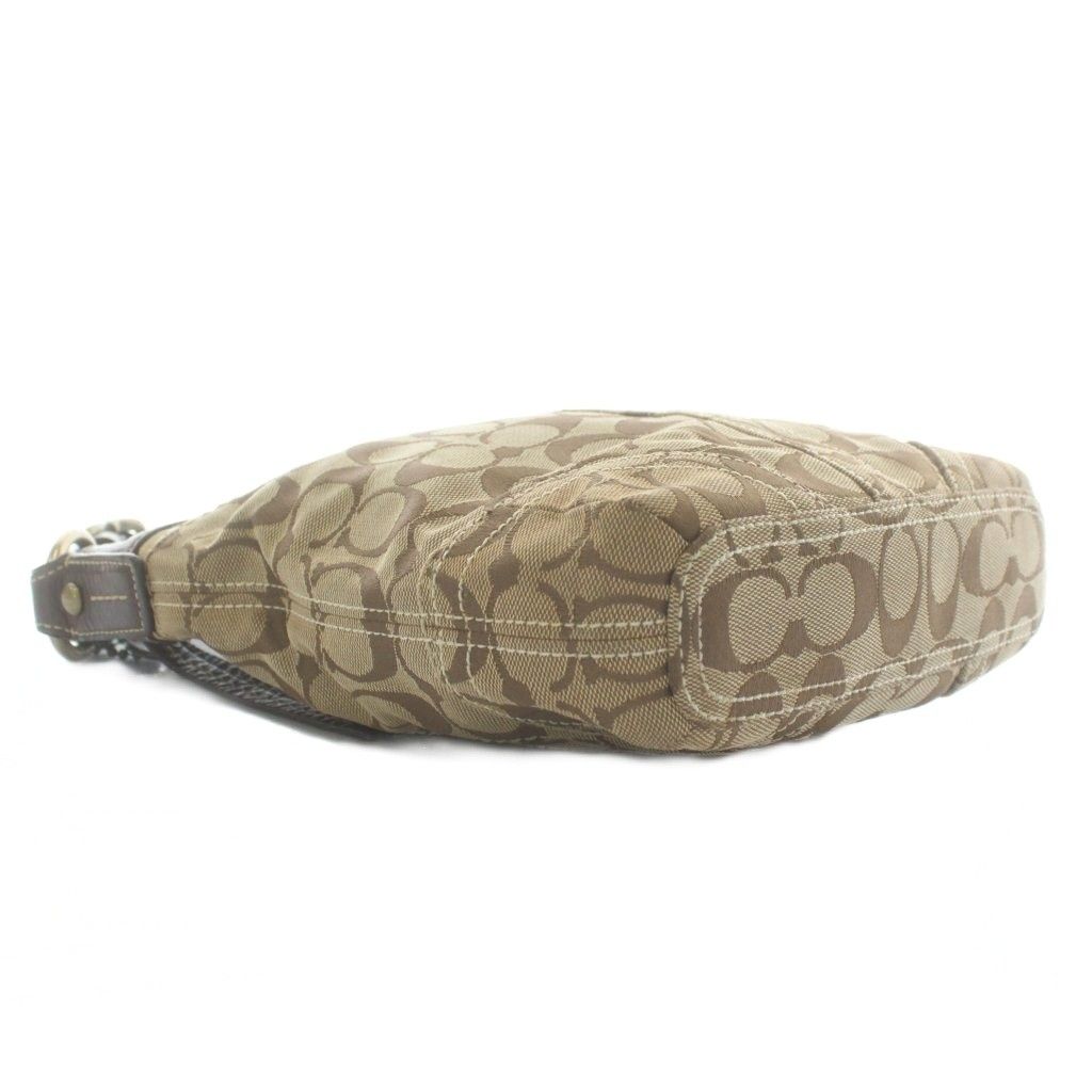 コーチ COACH ショルダーバッグ キャンバス レザー シグネチャー 総柄