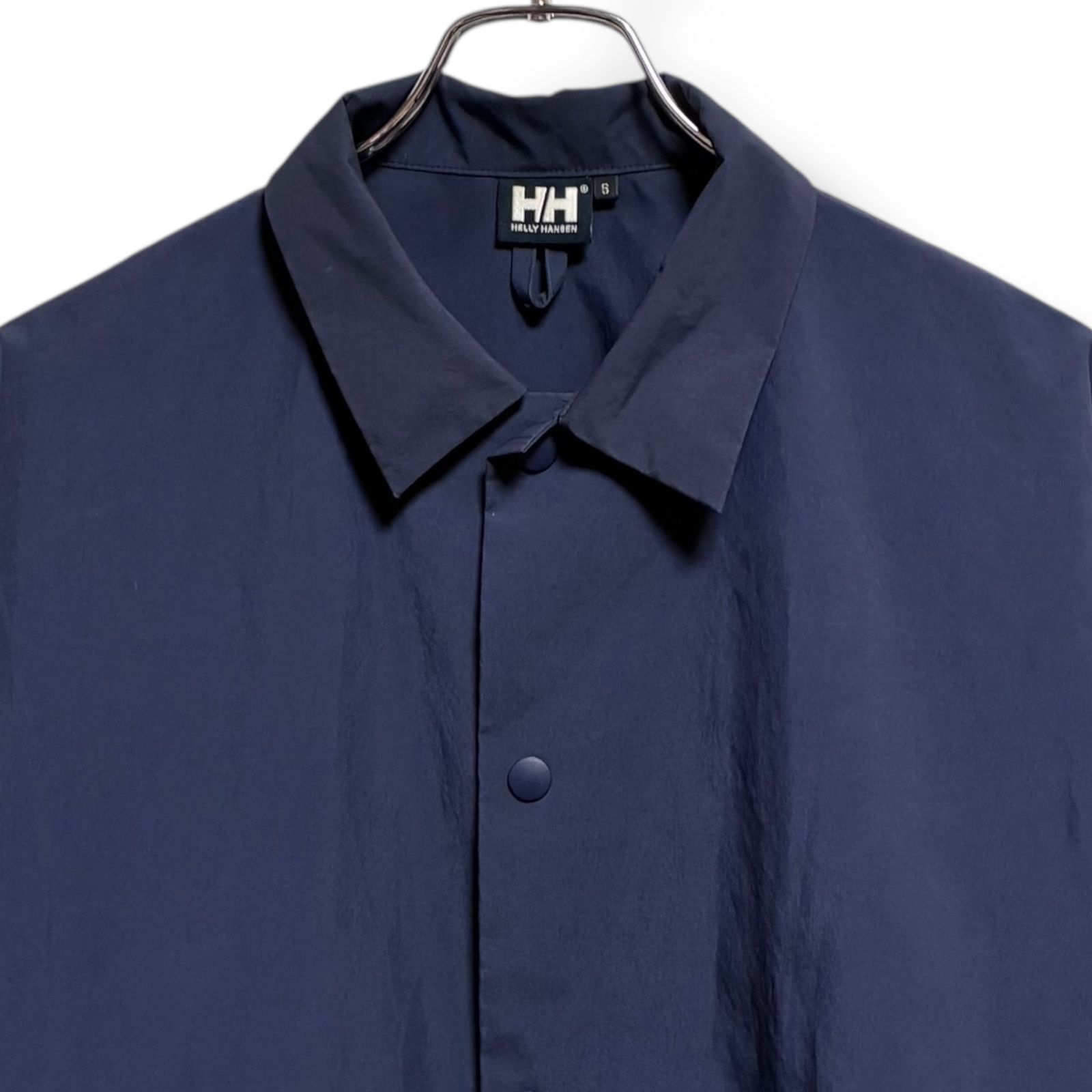 HELLY HANSEN ヘリーハンセン ネイビー コーチジャケット スナップ