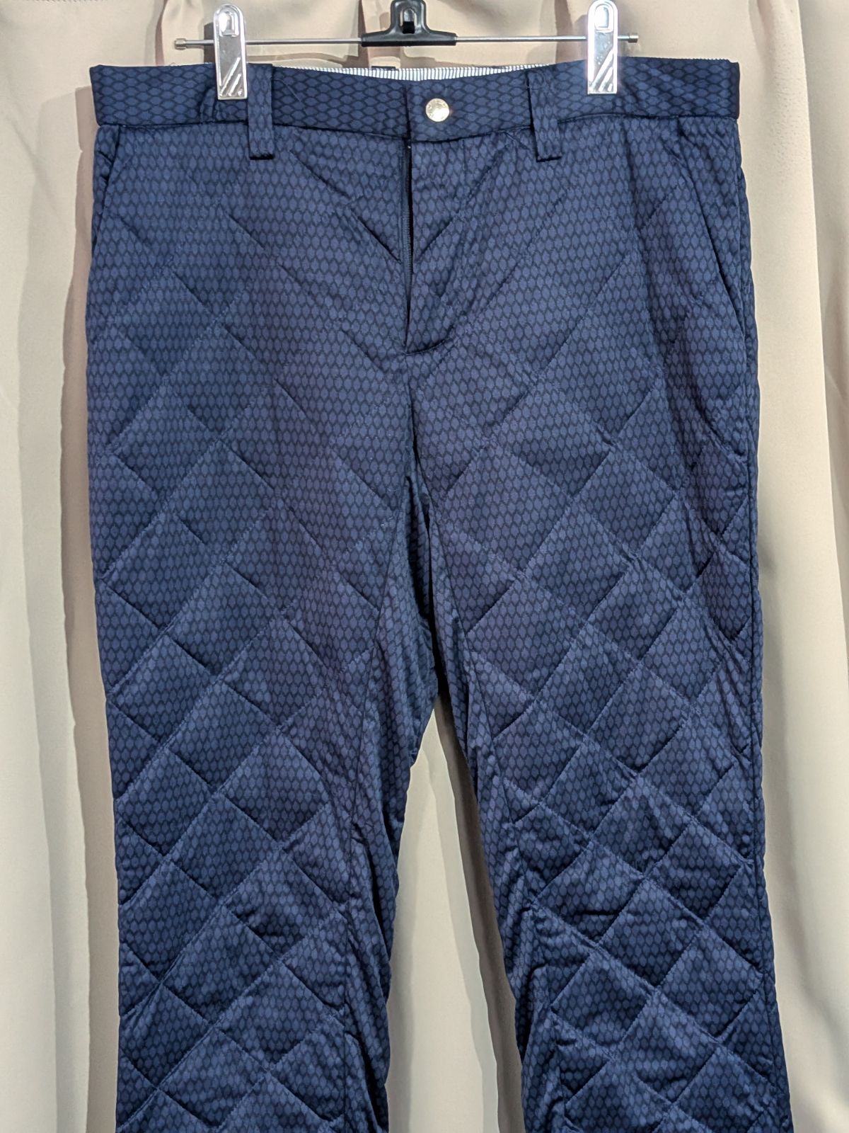 Callaway ネイビー キルティングパンツ Lサイズ Callaway（キャロウェイ） 【超美品】キャロウェイ 中綿パンツ