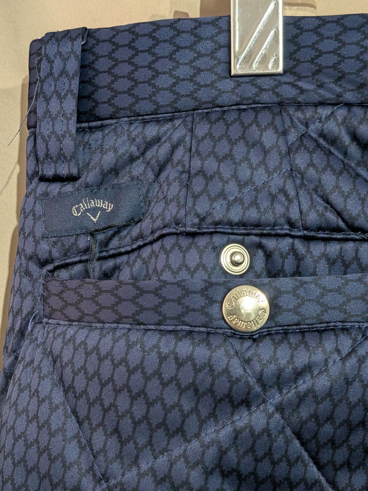 Callaway キャロウェイ 中綿入 キルティング パンツ L ネイビー - メルカリ