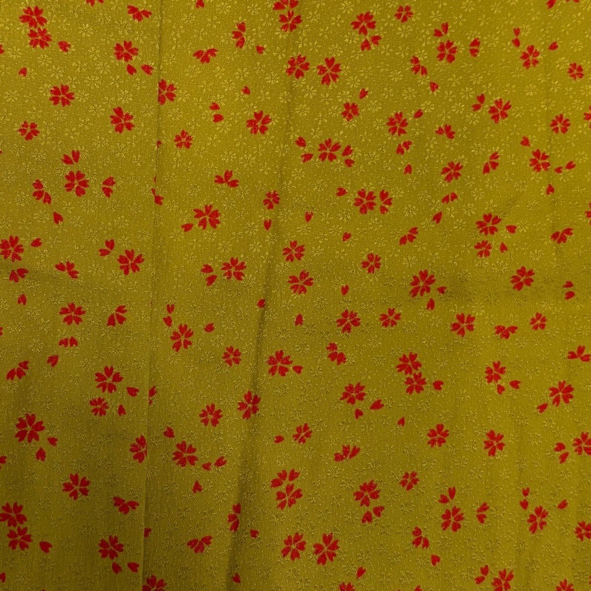 511u5〇花井幸子 振袖用長襦袢 /裄67袖丈116/刺繍半衿付〇美品 長襦袢 身丈134cm 裄丈67.5cm L 花井幸子 振袖用 やまと 落款 桜 桜の