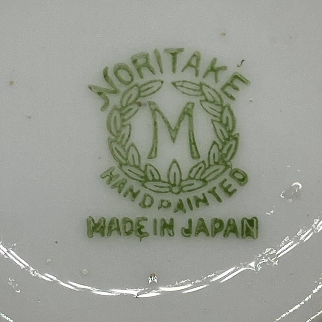 オールドノリタケ 初期輸出期 湖畔風景 白鳥絵図 金彩 ターコイズ