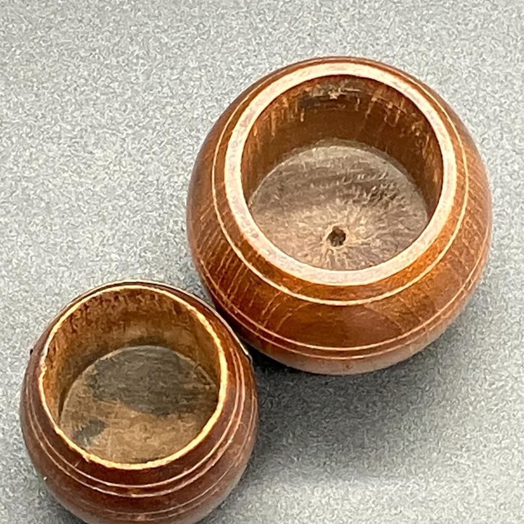 H.M.S. GANGES 】イギリス海軍 帆船 記念品 小物入れ 英国 実艦チーク