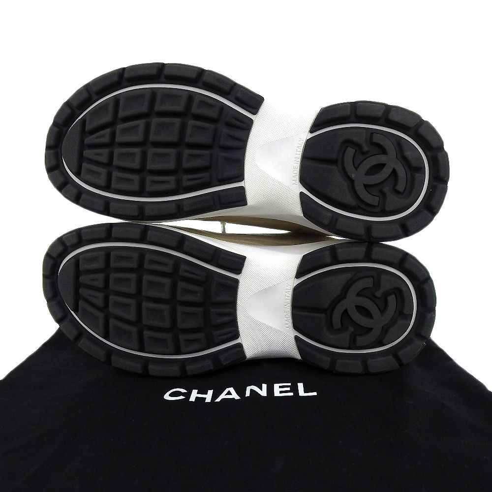 CHANEL シャネル 美品 ココマーク スニーカー シューズ レディース