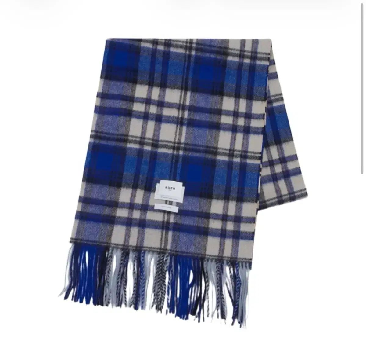 ADER ERROR アーダーエラー レビント CHECK チェック マフラー ブルー