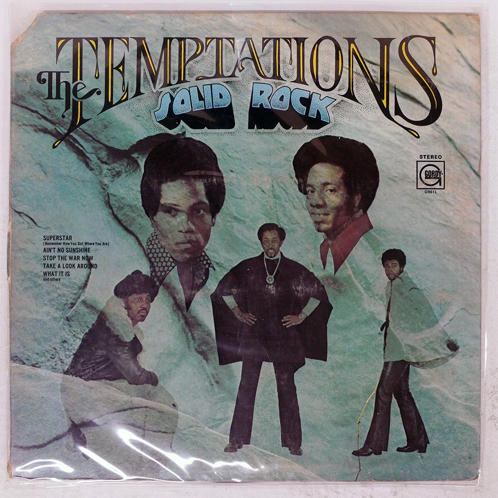 ジャンク,米 US盤 TEMPTATIONS/SOLID ROCK/GORDY G961L LP - メルカリ