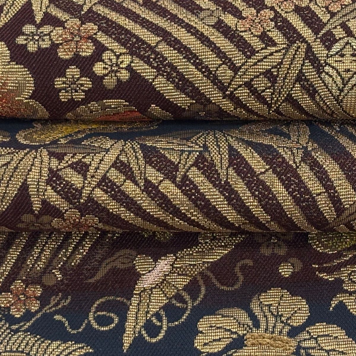 専用帯4579 ●誉田屋源兵衛謹製 高級 正絹 六通 袋帯 松竹梅 専用帯4579 ○誉田屋源兵衛謹製 高級 正絹 六通 袋帯 松竹梅 専用帯