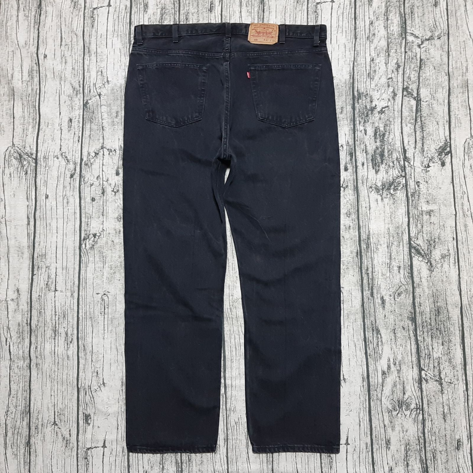 W42 L30】93年 USA製 ブラックマジック Levi's 501 BLACK 後染め