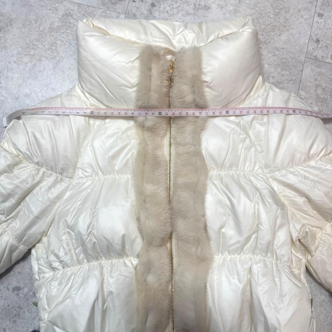 美品】 roberto cavalli ミンクファーダウンジャケット 40 白 - メルカリ