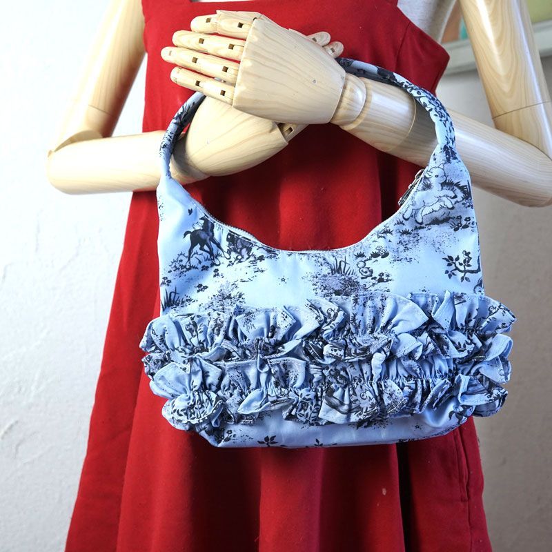 希少・限定品】Molly Goddard × BAGGU コラボ Ruffle Shoulder Bag