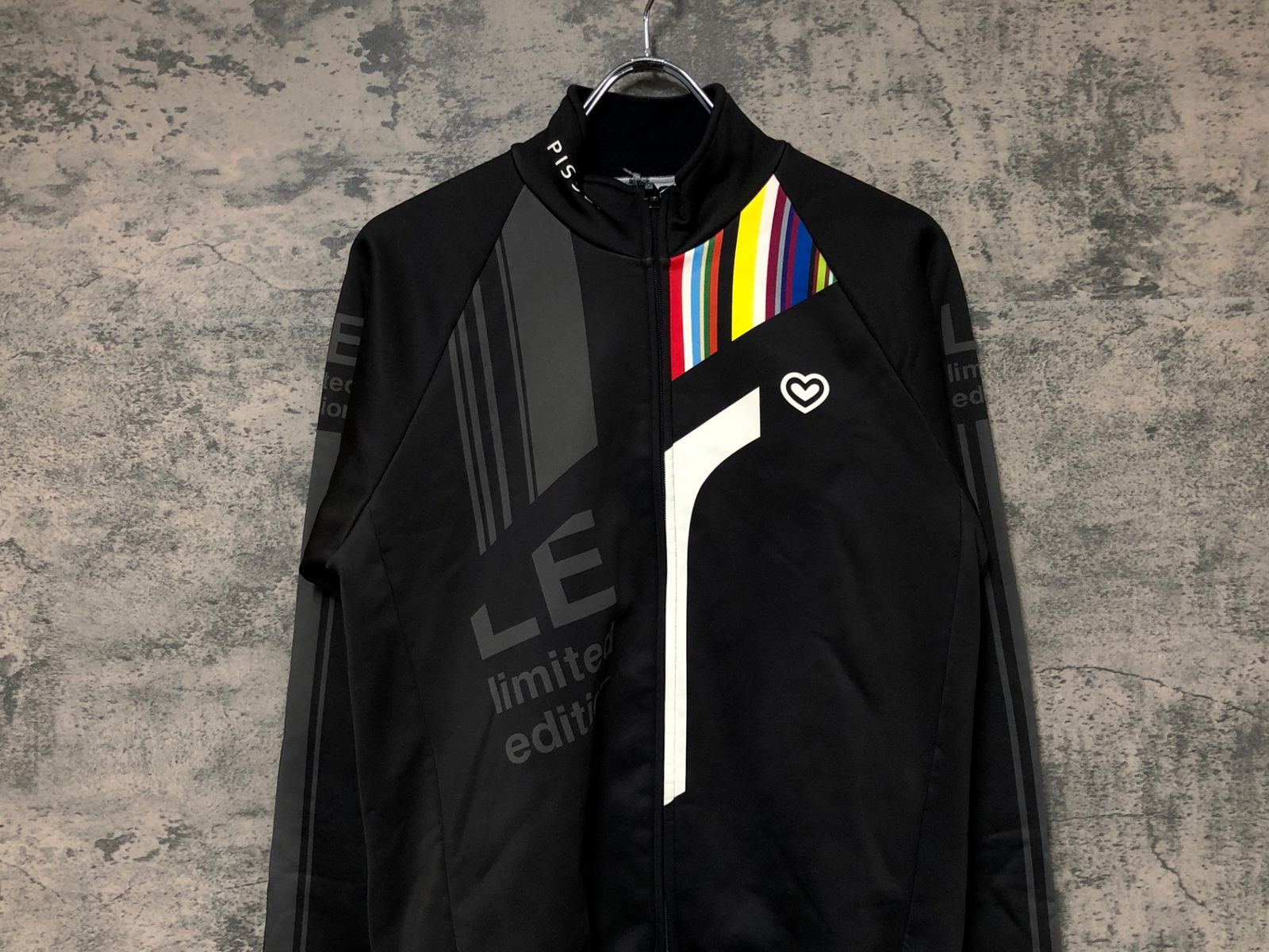 JU214 ピセイ PISSEI 長袖 サイクルジャケット 黒 白 裏起毛 3 - メルカリ
