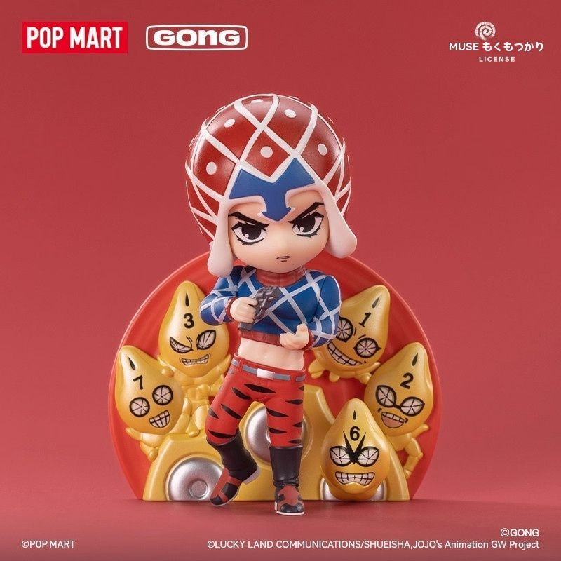 6個セット＞正規品POPMART GONG JOJO ジョジョの奇妙な冒険 黄金の風