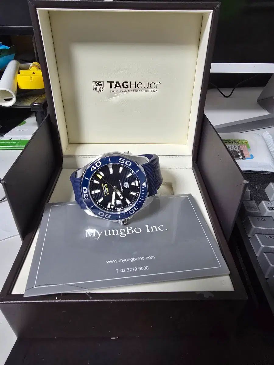 タグ ホイヤー アクアレーサー 43 セラミック デニム版