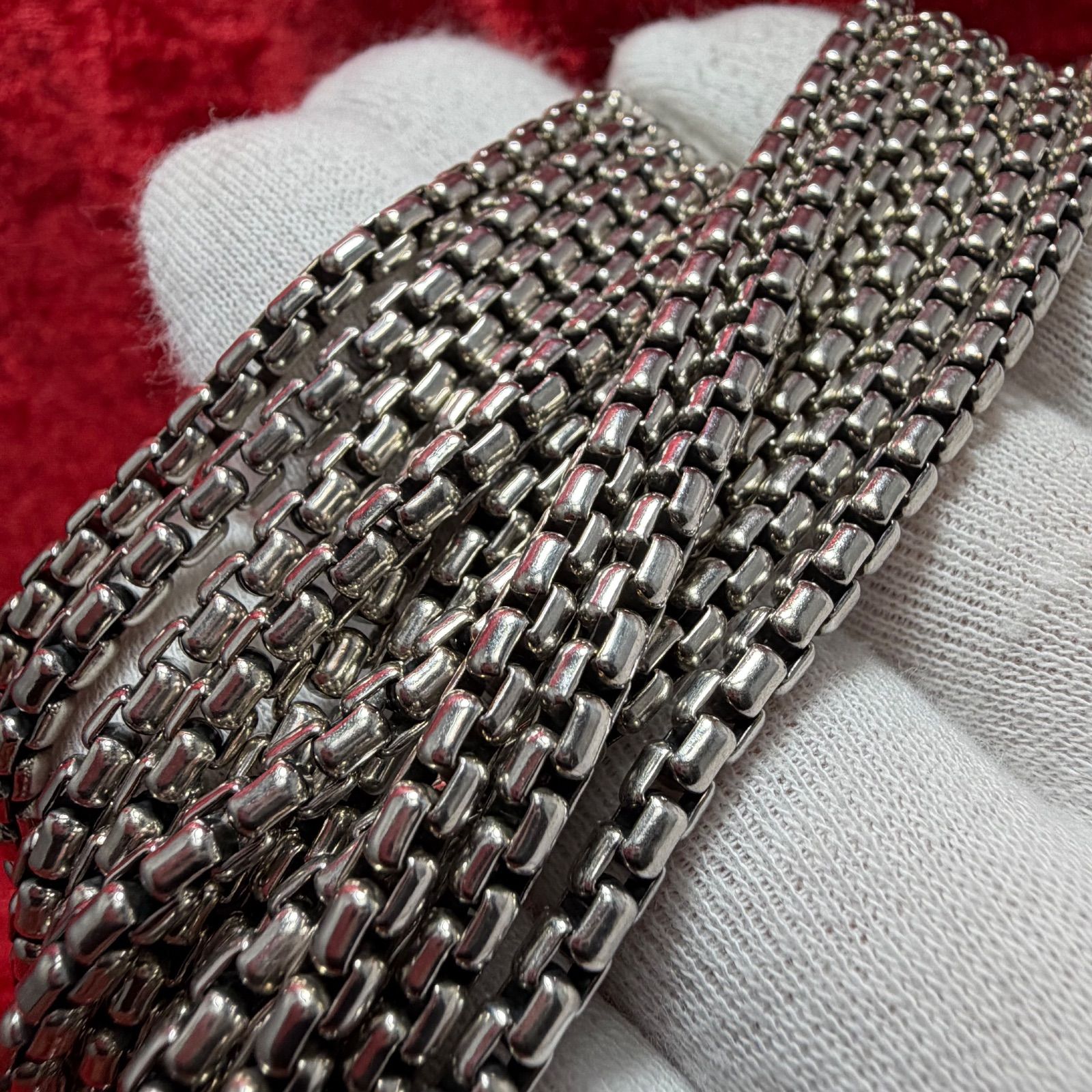 美品 シルバー/925 ネックレス 超ロング 182cmx107g David Yurman 