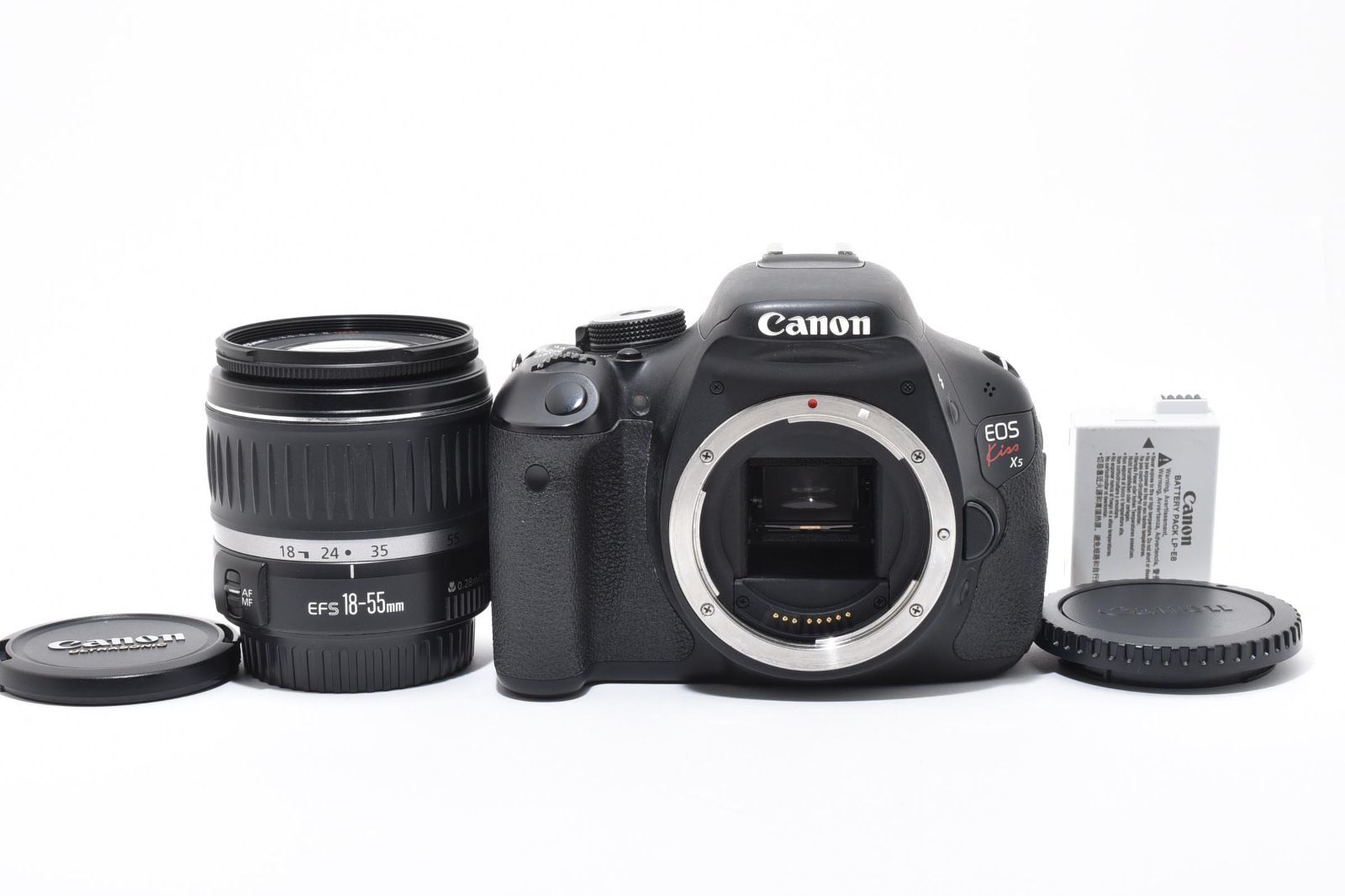 返品保証】☆良品☆ シャッター回数4887回 キヤノン Canon EOS kiss X5