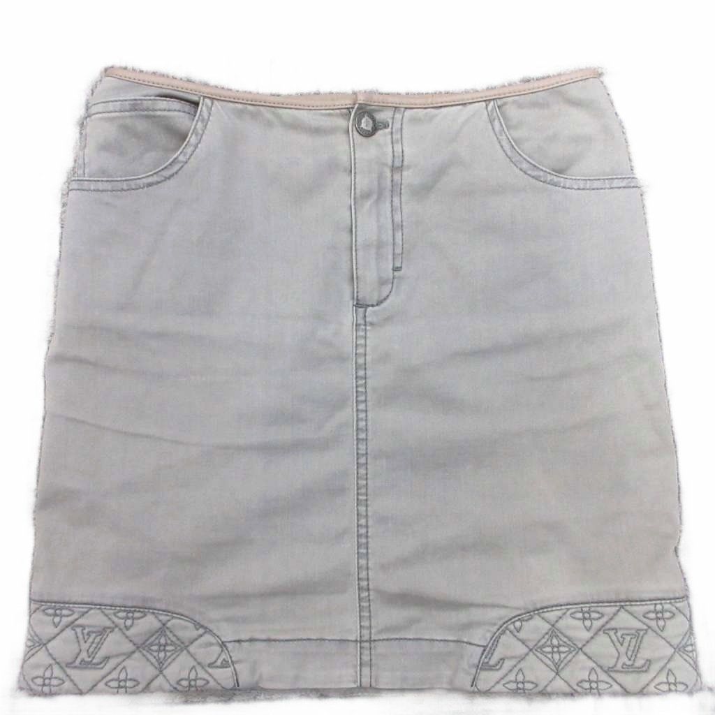 ルイヴィトン LOUIS VUITTON モノグラム ミニスカート 台形スカート