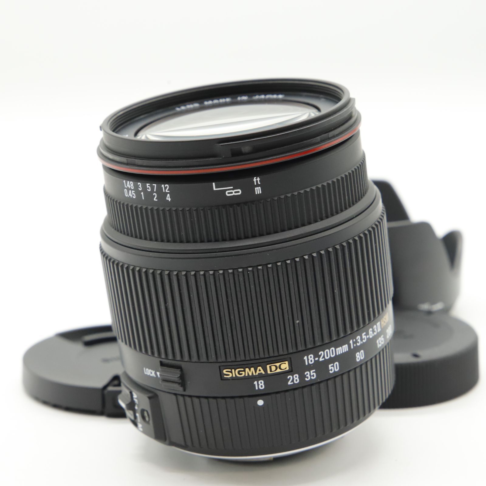 □美品□ SIGMA 高倍率ズームレンズ 18-200mm F3.5-6.3IIDC OS HSM