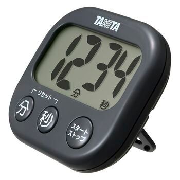 デジタルタイマー抗菌でか見えタイマーダークグレー C 9177 セット