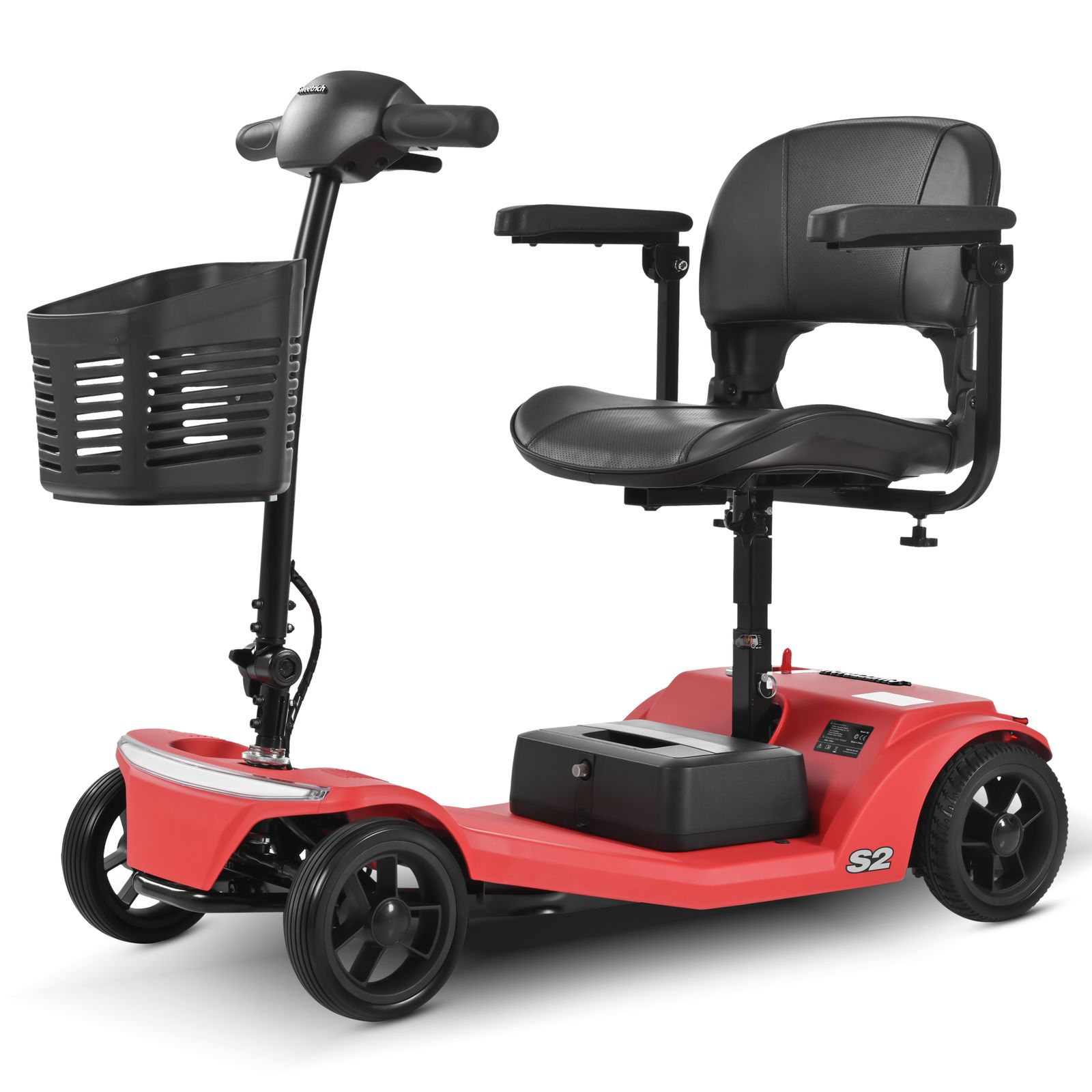 新入荷」全新品 高齢者向け4輪電動モビリティスクーター、積載量136KG 