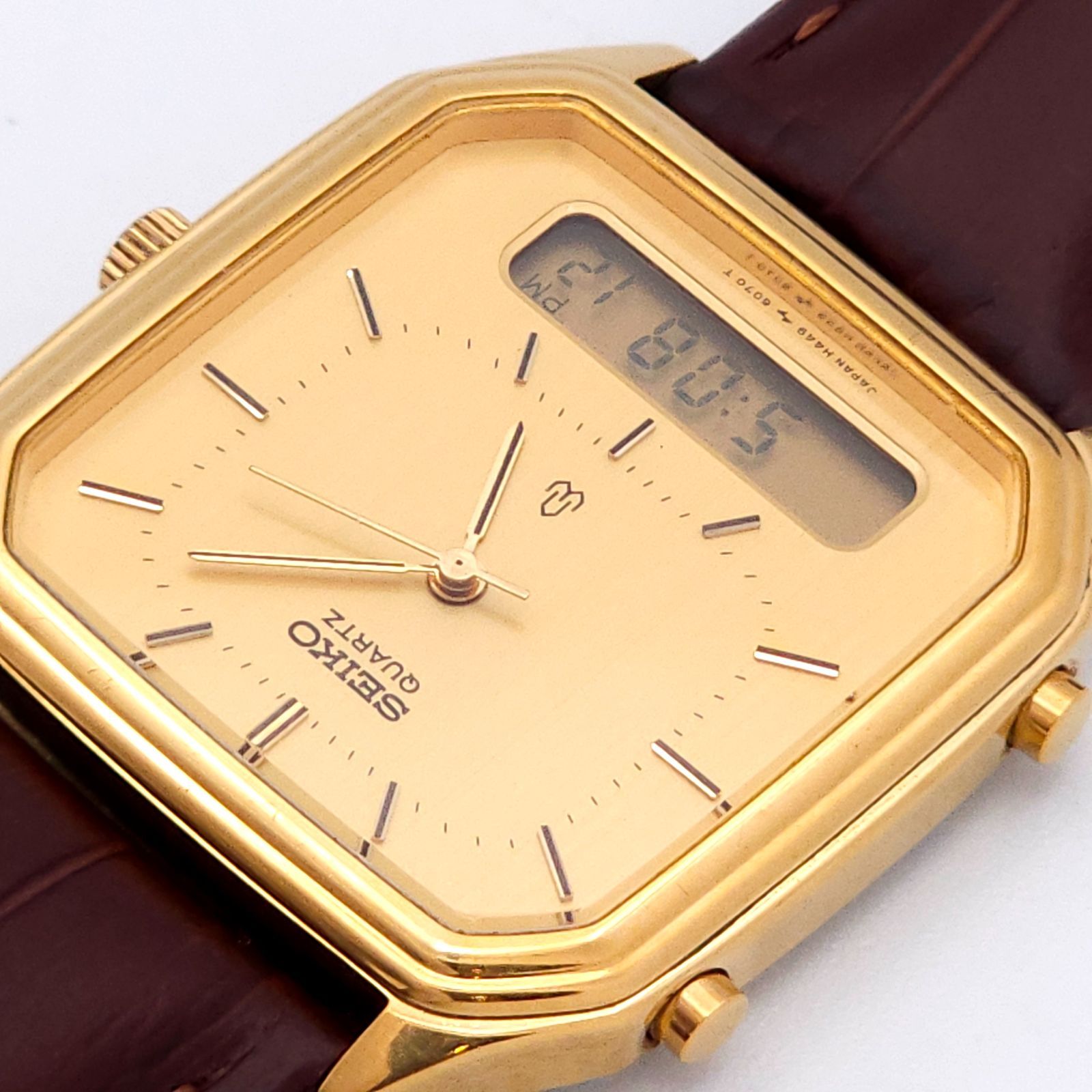 SEIKO セイコー ハイブリット H449-5070 アナデジ QZ 動作品 - メルカリ