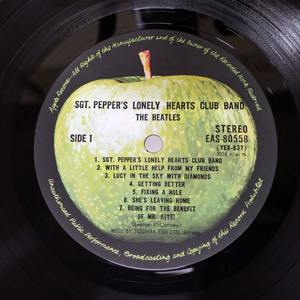 国内盤 BEATLES/SGT. PEPPER'S LONELY HEARTS CLUB BAND/APPLE