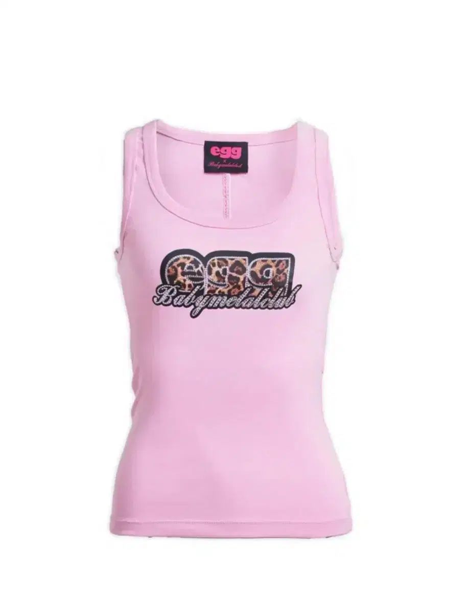 Babymetalclub ベーメクル EGG エッグ コラボ ラインストーン スリーブレス ノースリーブ ピンク