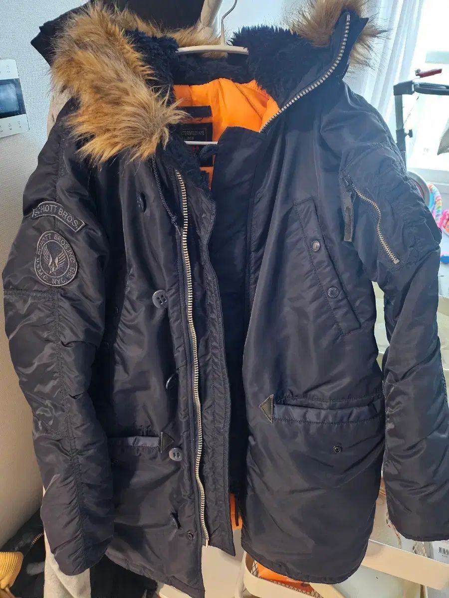 ショート NYC ダウン n 3 b マウンテンパーカー アウター ネイビー