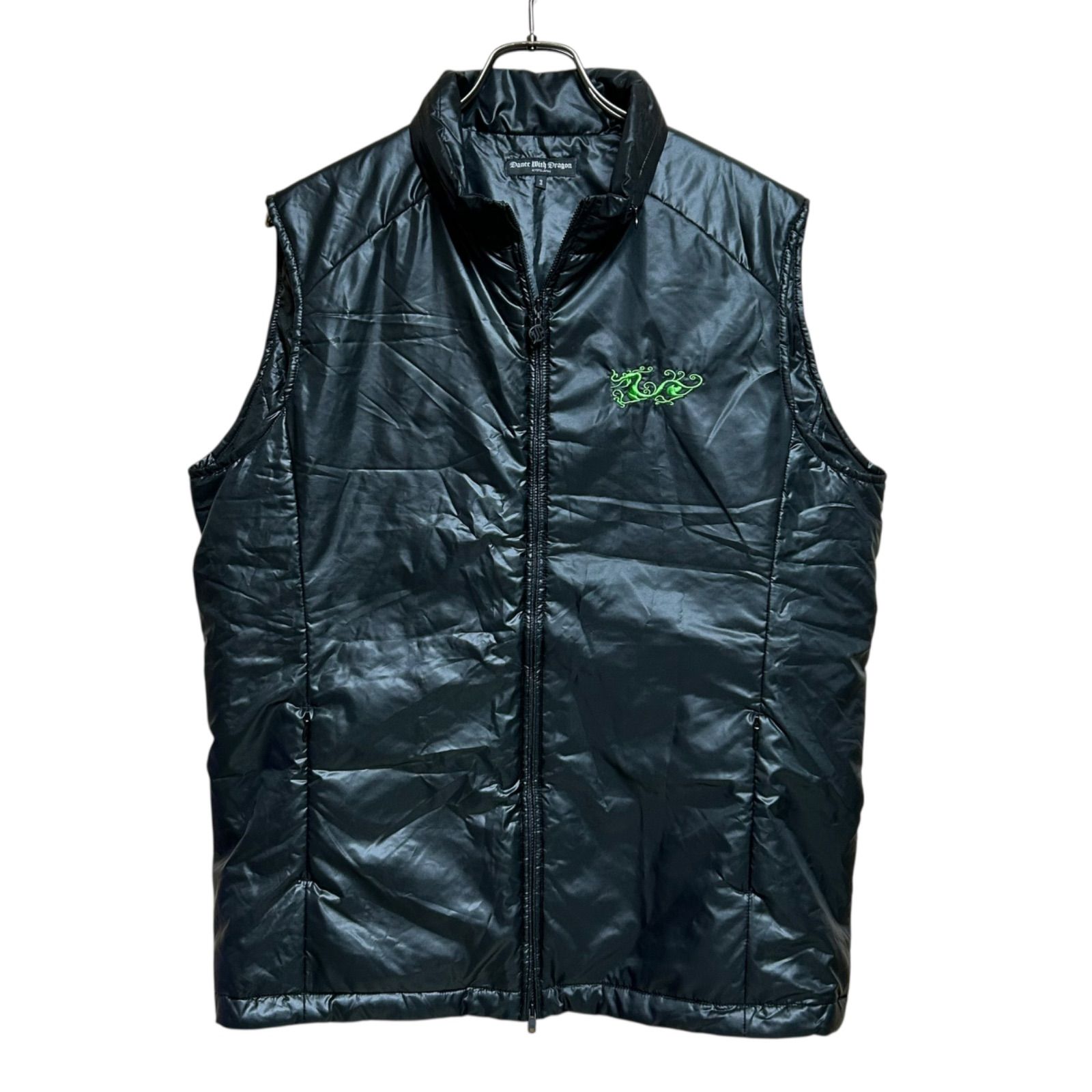 ベスト　ドラゴン　ゴルフ　メンズ　M 美品 Dance With Dragon ダンスウィズドラゴン 高機能 中綿 ゴルフ
