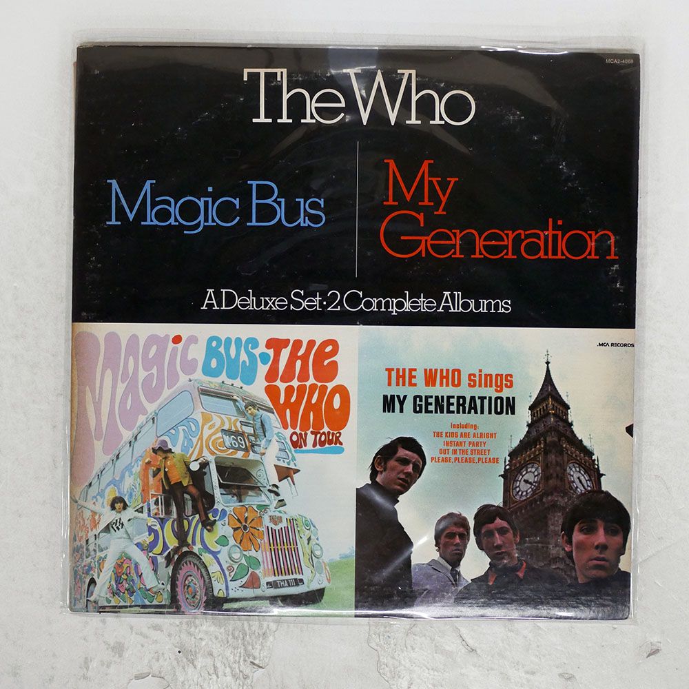 US盤 THE WHO/MAGIC BUS / SINGS MY GENERATION/MCA MCA24068 LP