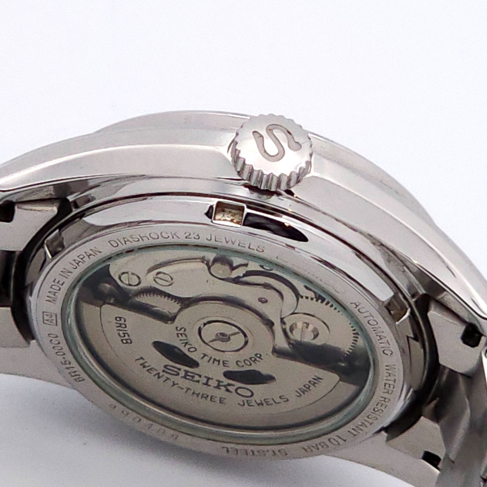 希少 セイコー メカニカル アイボリー 6R15-00C0 裏スケ 自動巻き セイコー 6R15-00H0 SARB046 メカニカル 23石 自動巻き オートマチック