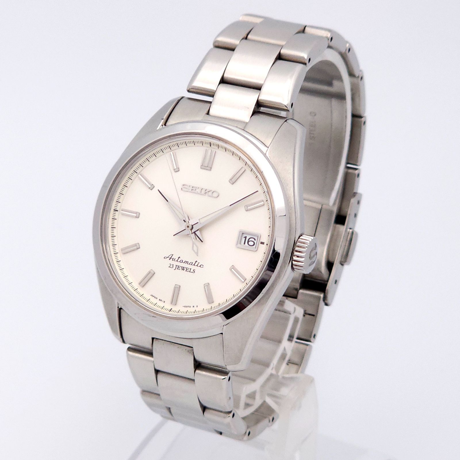 希少 セイコー メカニカル アイボリー 6R15-00C0 裏スケ 自動巻き 希少 セイコー メカニカル アイボリー 6R15-00C0 裏スケ 自動巻き 希少