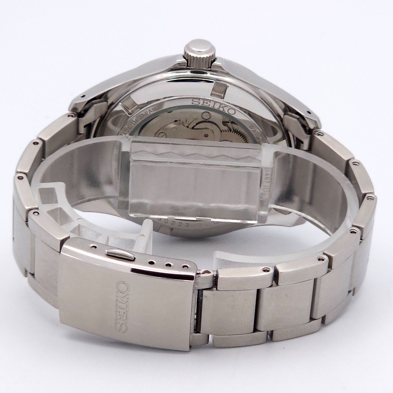 ☆美品 SEIKO セイコー TICTACコラボ 4R35-02R0 自動巻 動作品 裏スケ 