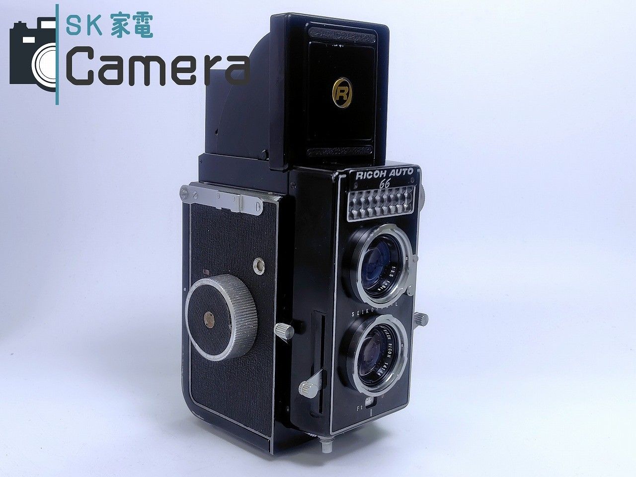 中古】 RICOH AUTO 66 RIKEN RICOH 8cm F3.5 AUTO66 二眼レフカメラ