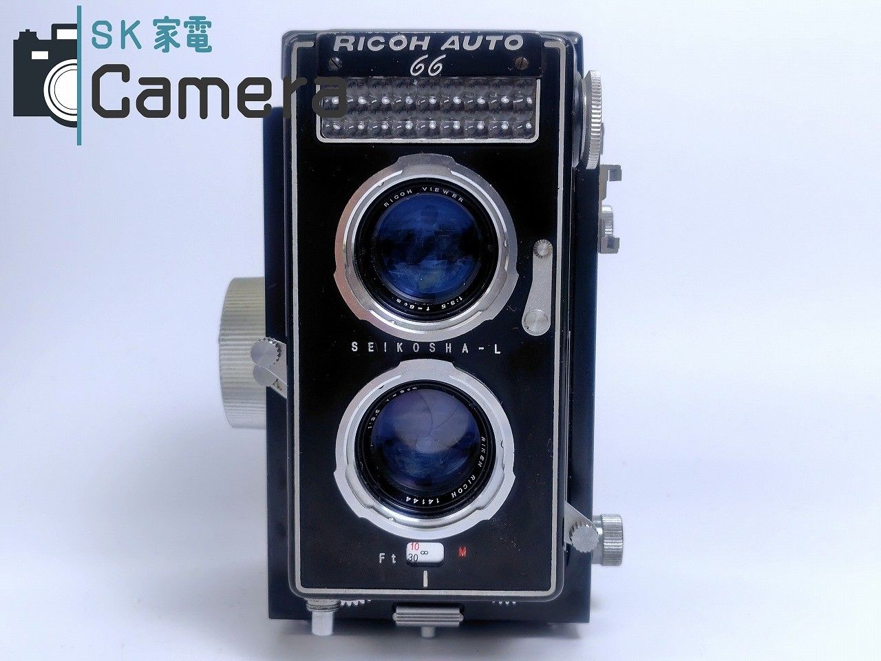 中古】 RICOH AUTO 66 RIKEN RICOH 8cm F3.5 AUTO66 二眼レフカメラ