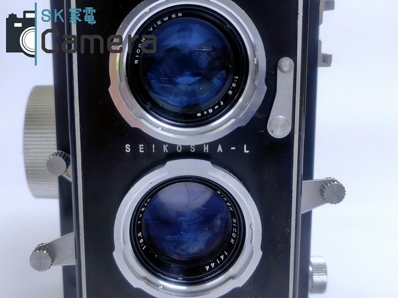 中古】 RICOH AUTO 66 RIKEN RICOH 8cm F3.5 AUTO66 二眼レフカメラ