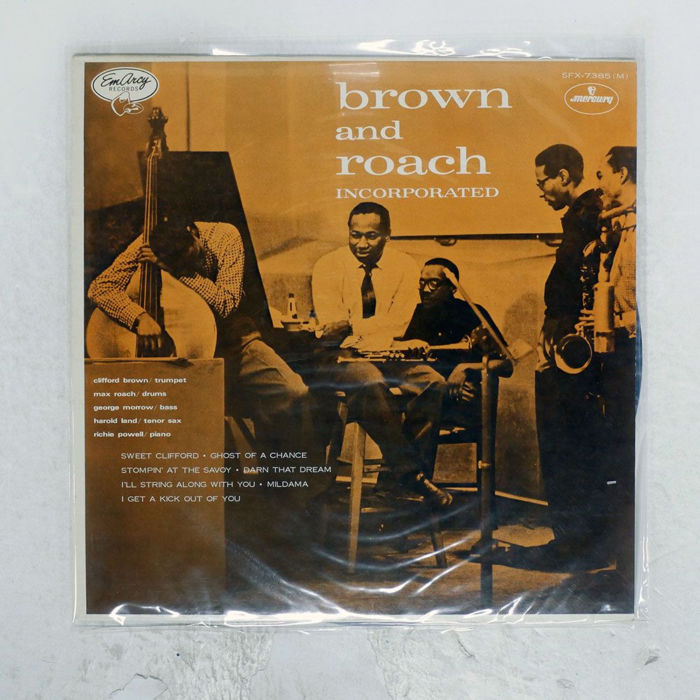 国内盤 CLIFFORD BROWN,MAX ROACH/, INC/MERCURY SFX7385 LP - メルカリ