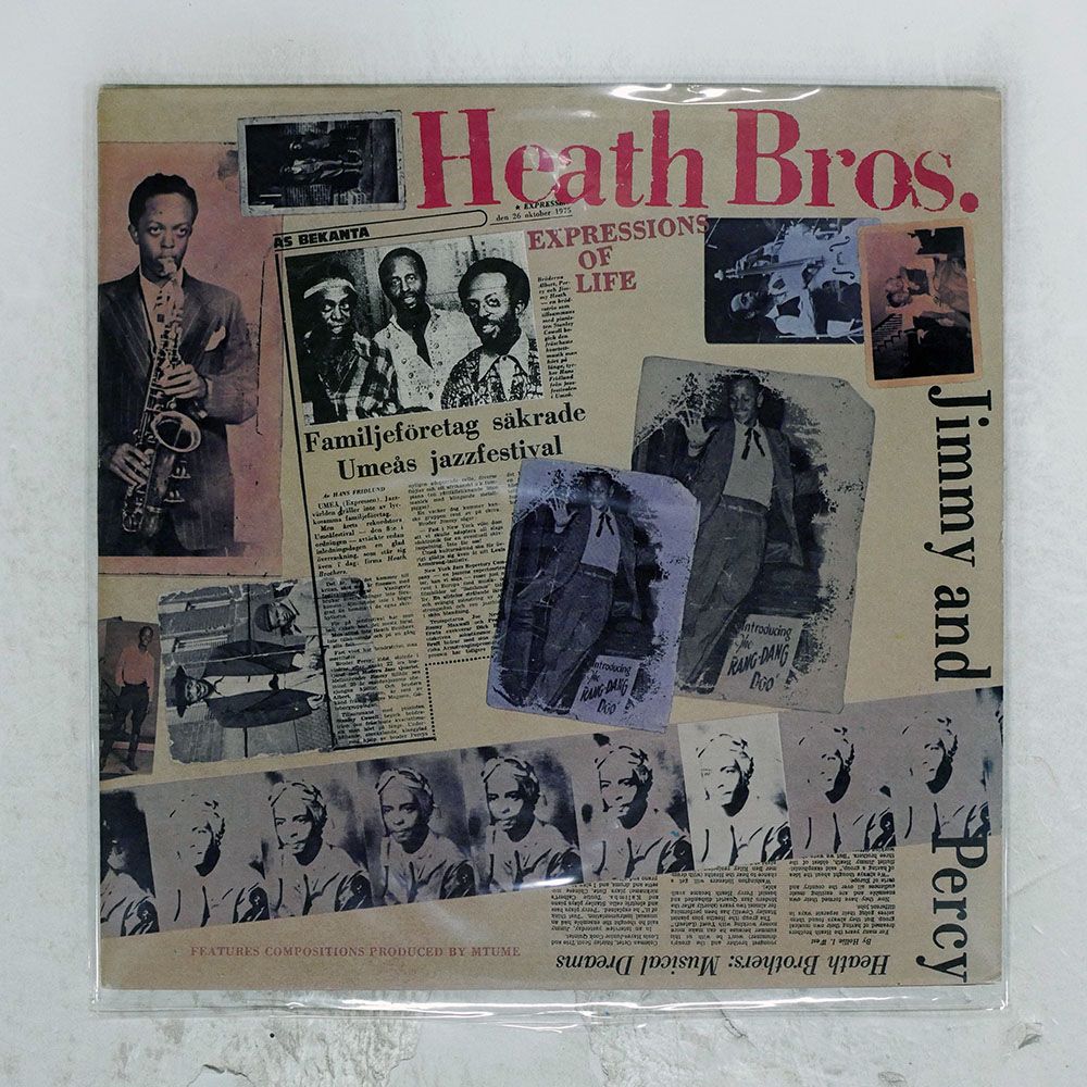 US盤 HEATH BROTHERS/EXPRESSIONS OF LIFE/COLUMBIA FC37126 LP - メルカリ