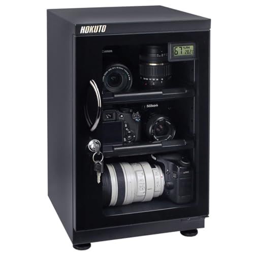 HOKUTO 防湿庫 ドライボックス HS-41 L カメラやレンズカビ対策 ECO省エネ 無振動 静音 鍵付き カメラ収納ケース 41 m 000 ceae 1